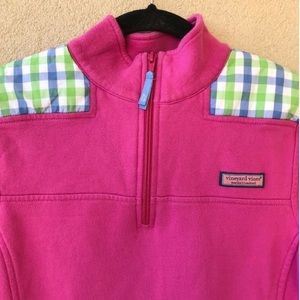 Pink Gingham Vineyard Vines Shep Shirt